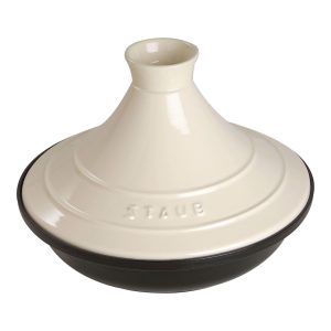 TAJINE 28 CM, FONTE, CREAM